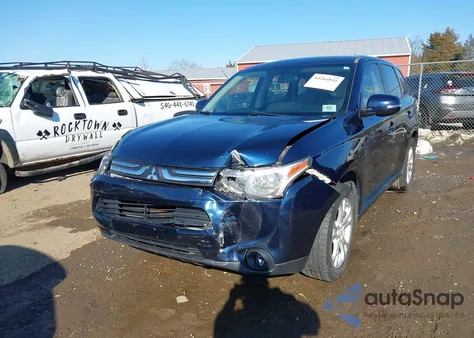 2014 Mitsubishi Outlander Se z USA, uszkodzony, nr VIN JA4AZ3A34EZ015764